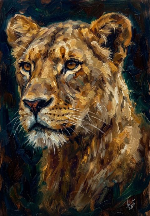 ArteDiAlina.com painting: A Queen for a King ..